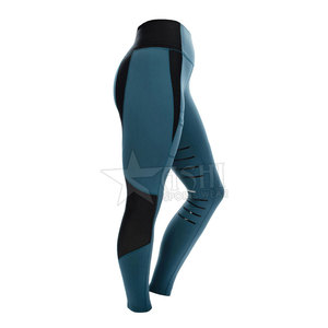 Culottes de sport pour femmes de haute qualité taille haute Leggings de yoga minces et pantalons d'équitation avec Patchwork pour l'entraînement physique - Product Image 3