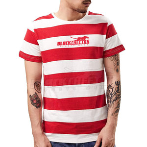 Ropa de verano para hombre, camiseta de manga corta de secado rápido transpirable de poliéster/algodón de punto por encargo, logotipo personalizado, Etiqueta Privada - Product Image 1