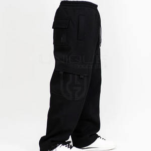 Pantalones de chándal transpirables informales para hombre superventas, pantalones de chándal holgados hechos a medida, pantalones de chándal holgados de calidad superior - Product Image 2