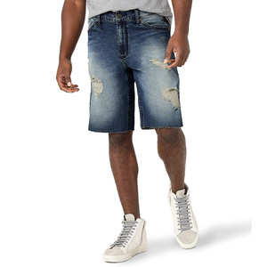 Shorts en jean personnalisés pour garçons, vêtements décontractés, délavés à l'acide, shorts en jean déchirés pour hommes - Product Image 1