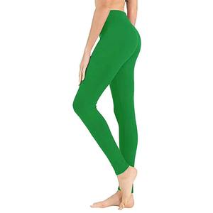 Women's Custom Yoga Tight Leggings High Quality Elastic High Waist Activewear Soft Workout Stretchable Spandex Moisture Wicking - Product Image 1