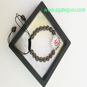 Pulsera de cuarzo ahumado con caja de regalo - Product Image 1