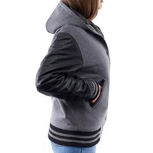 Top vente meilleure qualité sur mesure femmes Letterman veste coton durable tricoté matériel en ligne exclusif! - Product Image 4