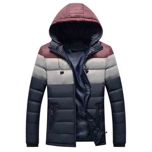 Chaqueta acolchada de lona empacable para hombre de alta calidad, abrigo de invierno de buena calidad, chaqueta de nieve con capucha aislada, nueva personalizada - Product Image 4