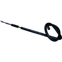 Câble XLR DMX 512 SREXACT à paire torsadée, gaine PVC, impédance 120 Ohm, blindage spiralé, conducteur en cuivre nu, audio 6,5 mm extérieur