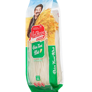 วุ้นเส้นข้าวแห้งพรีเมียม 200 กรัม ปราศจากกลูเตน วุ้นเส้นข้าวเพื่อสุขภาพ ผลิตในเวียดนาม รับผลิตแบบ OEM ODM - Product Image 1