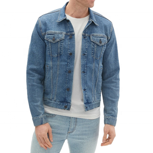 Veste en jean DENIM en coton spandex de haute qualité pour hommes hiver style de rue du Pakistan-vestes en jean élégantes pour hommes - Product Image 4