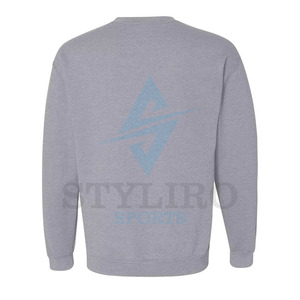 Sudadera de Invierno para Hombre, Talla Grande, Cuello Redondo, Personalizada con Logotipo, Algodón/Poliéster, Diseño Sólido - Product Image 5
