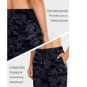 Nouvelle Arrivée : Pantalon de survêtement imprimé jungle, design camouflage, confort décontracté pour le quotidien - Product Image 5