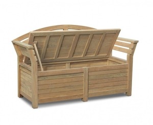 Chaises de salon en teck, équipées de tiroirs au bas, fabriquées avec des matériaux écologiques - Product Image 1