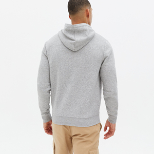 Men's 100% Cotton Pullover <b>Hoodie</b> High Quality Thick Fleece Solid <b>Plain</b> Dyed Breathable Eco-Friendly Custom Size Embroidered - Product Image 3