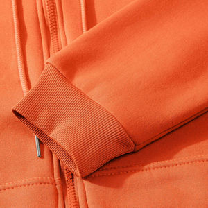 2025 hommes de haute qualité mode couleur unie polaire à capuche coupe ample à manches longues fermeture éclair basique respirant hiver à capuche pour unisexe - Product Image 4