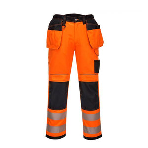 Pantalones de trabajo personalizados de alta calidad para hombre, tela duradera, transpirable, de alta visibilidad, pantalones de seguridad con cremallera, nuevo diseño, ropa de trabajo de carga - Product Image 2