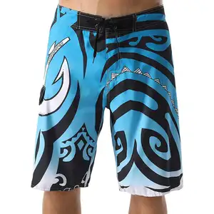 Short de bain pour homme, maillot de bain imprimé personnalisé, short de plage sublimé, short de bain recyclé, extensible dans les 4 sens.