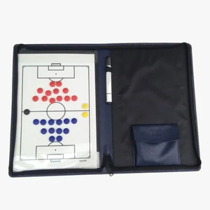 Superficie de escritura de melamina profesional, tablero táctico magnético blanco con carpeta para fútbol, hecho en la India - Product Image 1