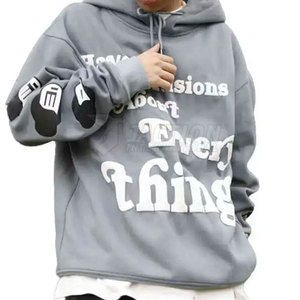 Color sólido Cómodo básico Puff Impresión Sudaderas con capucha Diseño personalizado Uso al aire libre Básicos Puff Impresión Sudaderas con capucha - Product Image 2