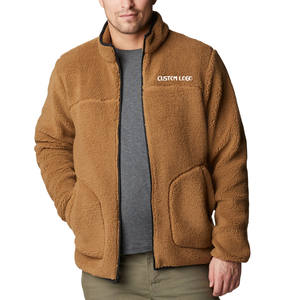 VIKY INDUSTRIES-chaqueta polar con cremallera personalizada, abrigo de lana Sherpa de último diseño, para invierno - Product Image 1