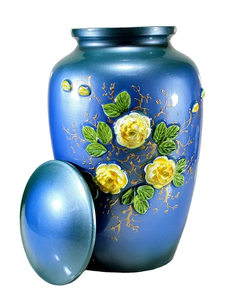 โกศใส่ศพสำหรับขี้เถ้าของมนุษย์เป็นของที่ระลึกตกแต่งงานศพที่สง่างาม - Product Image 2