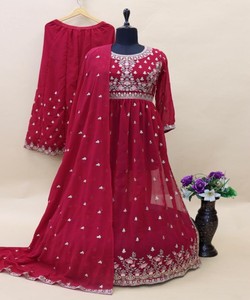 Hermoso Diseño de Boutique Estilo Árabe, Talla Grande, Gharara de Seda y Lino, Estilo Casual Largo, Blanco, Estilo Horquilla, Negro, Dos Piezas, Africano - Product Image 4