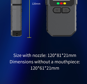 Draagbare Blaastest Met Led-Verlichting-Compacte Dui-Tester Voor Persoonlijk En Autogebruik - Product Image 5