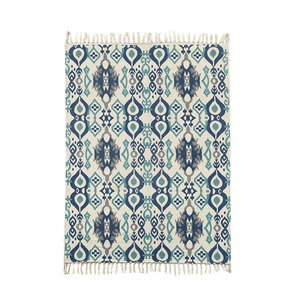 Qualité supérieure Logo personnalisé Tapis imprimés en coton brodé Fabricant indien de gros pour le bureau et le salon - Product Image 1