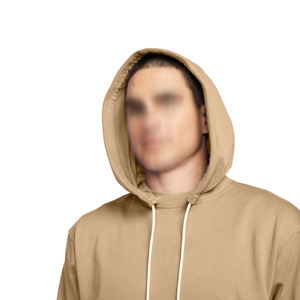 Sweat-shirt pour homme Streetwear Tissu léger avec poche zippée sur le devant - Product Image 3