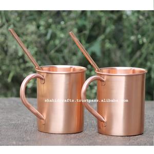 Moscow Mule Straight Mug Design en métal de cuivre pur - Product Image 4