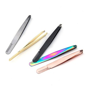 Vente en gros de pinces à sourcils en acier inoxydable avec marque privée - Product Image 1