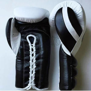 Gants de boxe synthétiques pour hommes et femmes Gants de boxe d'entraînement de style professionnel - Product Image 3