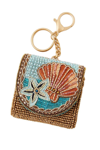 Nuevo Llavero Bordado con Cuentas Personalizado y Moderno de Alta Calidad con Metal de Acero Inoxidable y Cuentas de Vidrio, Gran Venta - Product Image 5