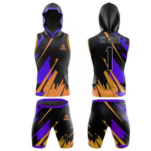 Uniformes de Fútbol Americano 7 contra 7 Estampados al por Mayor con Diseños, Colores y Logotipos Personalizados - Ropa Deportiva Transpirable - Product Image 6