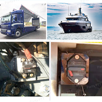 Interruptores de Circuito de Alta Tensión PTT de 25 Amperios T3 con Reinicio Manual, 12V-48VDC, Impermeables, de Montaje Superficial, para Barcos, Autocaravanas, Caravanas, Baterías y Motores