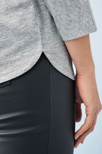 Best Summer Wear T-shirts en coton pour hommes Vente en gros OEM T-shirt à manches 3/4 personnalisées - Product Image 4