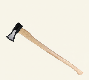 Hache authentique en acier à haute teneur en carbone de qualité industrielle avec manche en bois de style viking nordique pour le camping et l'usage domestique - Product Image 1