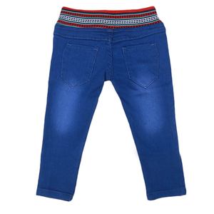Girls Stretchable <b>Denim</b> Pant - Blue - Product Image 3