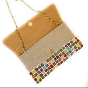 Bolso de mano bohemio con cuentas Multicolor - Product Image 2