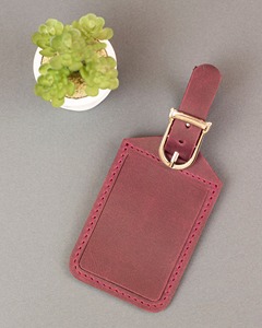 กระเป๋าเดินทางหนังแท้มีจี้ป้องกันการสูญหายติด LLT-0063อุปกรณ์เสริมสำหรับกระเป๋าเดินทาง - Product Image 1