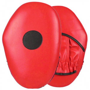 Almohadilla de enfoque de boxeo de cuero hecha a medida de la mejor calidad, herramienta de entrenamiento profesional, almohadillas de enfoque mejoradas - Product Image 6