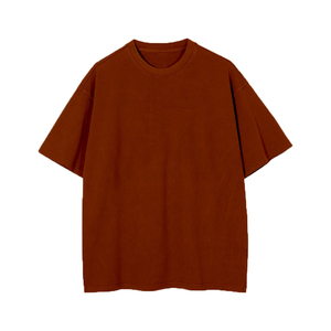 T-shirt à manches courtes col rond pour femme, style streetwear, respirant, écologique, personnalisé, en molleton uni 280g - Product Image 1