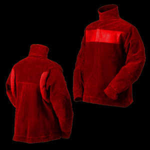 Veste de soudage ignifuge vêtements de sécurité en cuir fendu durable pour les soudeurs veste de soudage industrielle - Product Image 3