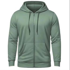 Sudadera con capucha transpirable de alta calidad para hombre, diseño de servicio de poliéster, cremallera personalizada, ropa de calle de manga larga, Sudadera con capucha informal para hombre - Product Image 1