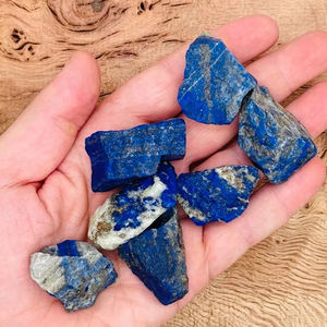 Cristal de lapislázuli en bruto natural, piedra preciosa rugosa suelta sin tratar, tamaño personalizado para la fabricación de joyas - Product Image 2