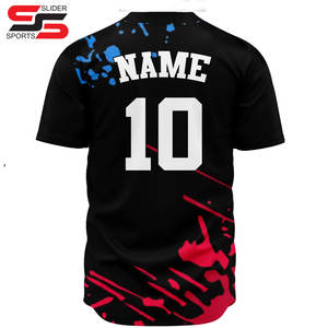 High Quality Baseball Jersey Uniform Blank Custom Embroidered and Sublimation Logo Youth Kids Wholesale Baseball T Shirts - Product Image 2
