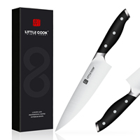 Couteau de Chef Professionnel 8 Pouces en Acier Inoxydable 5Cr15MoV, Manche Ergonomique ABS Full Tang, Tranchant et Durable, Couteau de Cuisine OEM ODM
