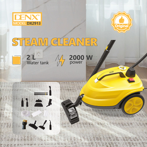DENX---DX2913 <span class=keywords><strong>Nettoyeur</strong></span> <span class=keywords><strong>vapeur</strong></span> haute pression 2000W avec réservoir d'eau de 2L <span class=keywords><strong>et</strong></span> 13 accessoires pour le nettoyage en profondeur des sols, de la cuisine <span class=keywords><strong>et</strong></span> des <span class=keywords><strong>tissus</strong></span> - Product Image 3