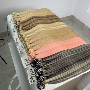 Extensiones de Cabello Humano al por Mayor, Cabello Virgen con Cutícula Alineada, Color con Mechas, Doble Trama, Paquetes de Cabello Natural 100% Vietnamita - Product Image 6