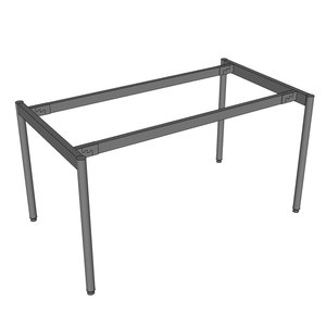 OMA II System 140x80cm Industrial Style <b>Office</b> Furniture Powder Coated HCOM205 with Steel Frame Assembly - Product Image 1