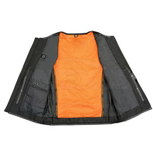 Chaleco de cuero para hombre de la mejor calidad, Chaleco de cuero ligero para hombre, Chaleco de cuero genuino para hombre - Product Image 6