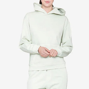 Sudadera clásica con capucha Mujer Sudadera con capucha informal Manga larga Jersey ligero Oversized Heavyweight Plain in Hoodies Sudadera - Product Image 4