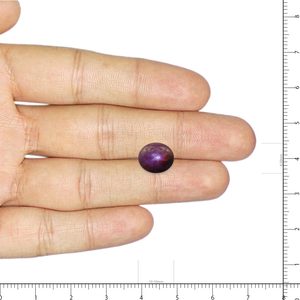 Rubis étoilé naturel de 6,64 carats, taille émeraude, facetté, hauteur 8 mm, traité thermiquement - Product Image 3